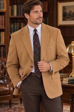 Mark Alexander Men's Vintage Camel Hair Blazer Sport Coat 44L Hungary